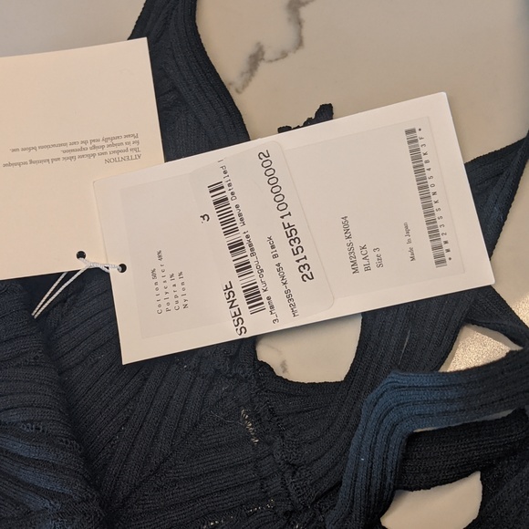 Mame Kurogouchi Basket Weave Sweater - Picture 5 of 7